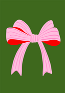 Roze strik