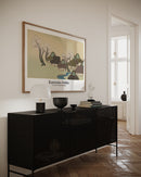 Kamisaka Sekka - Village agricole au printemps