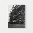 Feyenoord Stadion (De Kuip) Rotterdam Buitenopgangen naar staantribunes 1937 Geprint op Canvas