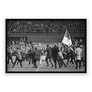 Feyenoord Supporters op het veld tegen AFC Ajax 1965