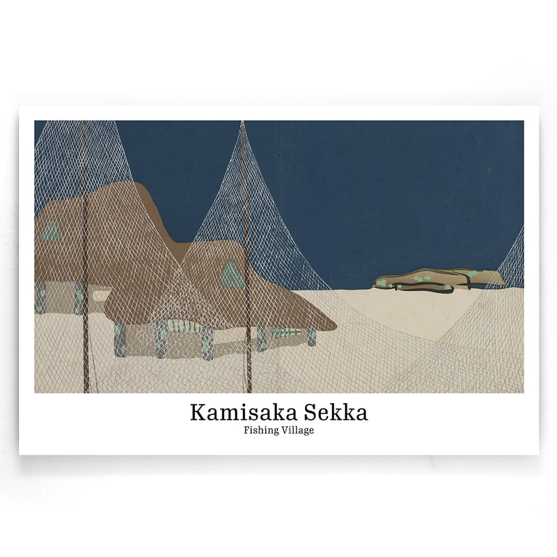 Kamisaka Sekka - Fishing Village