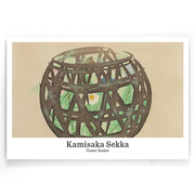 Kamisaka Sekka - Panier de fleurs