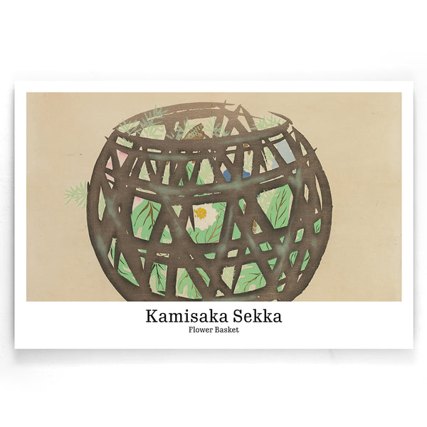 Kamisaka Sekka - Flower Basket
