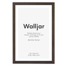 Fotolijst eikenhout walnoot - 70 x 100 cm