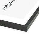 Fotolijst eikenhout zwart - 30 x 45 cm