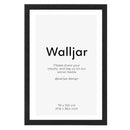 Fotolijst eikenhout zwart - 70 x 100 cm