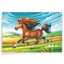 Galopperende pony Walljar Poster