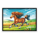 Galopperende pony Walljar Poster