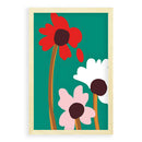 Fleurs abstraites colorées