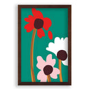 Fleurs abstraites colorées