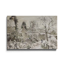 Geschilderd Winterdorpje