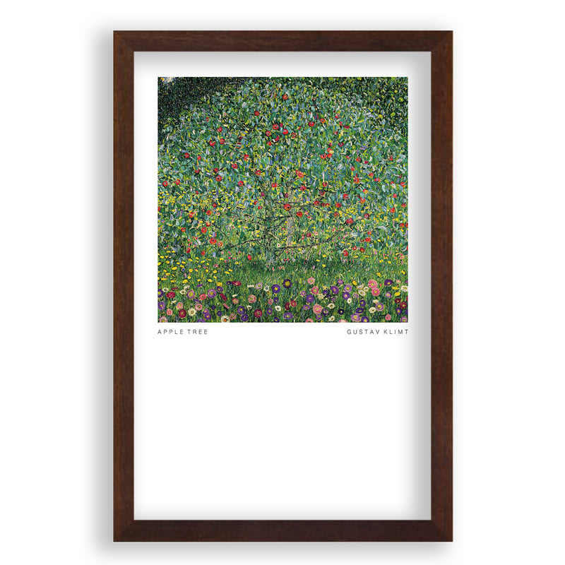 GustavKlimt-AppleTree-Poster-Walnoot Eikenhoutenlijst-Walljar