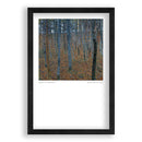Gustav Klimt - Beech Grove I-Poster-Zwart Eikenhoutenlijst-Walljar