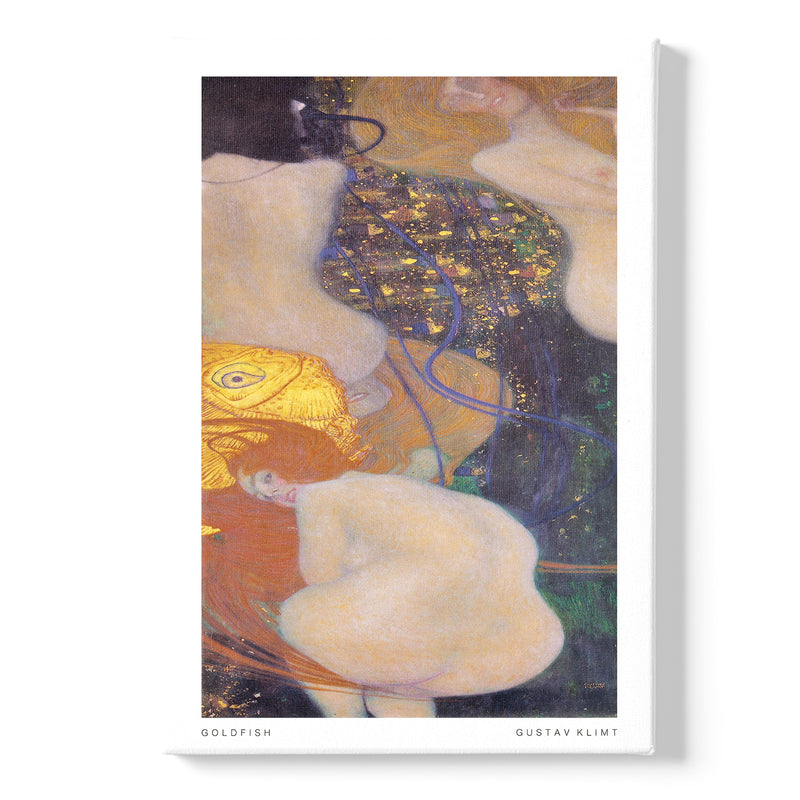 Gustav Klimt-Goldfish-Canvas-Walljar