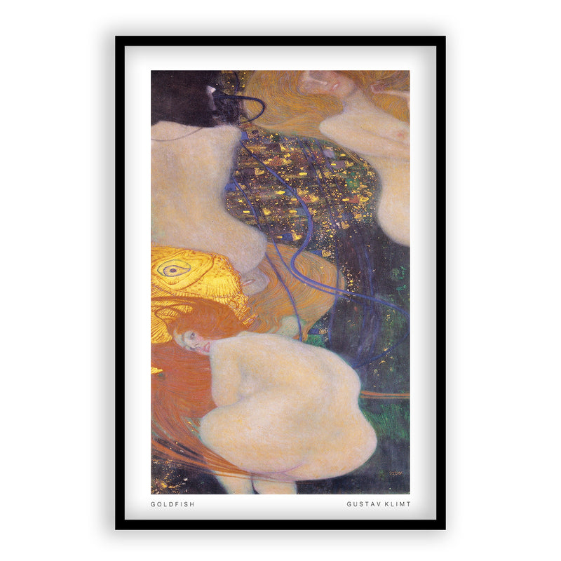 Gustav Klimt-Goldfish-Poster-Aluminium Lijst-Walljar