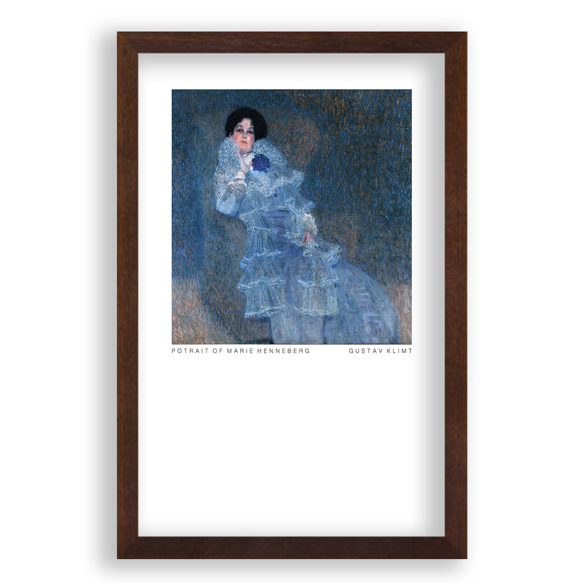Gustav Klimt - Portrait of Marie Henneberg | Famous Painters