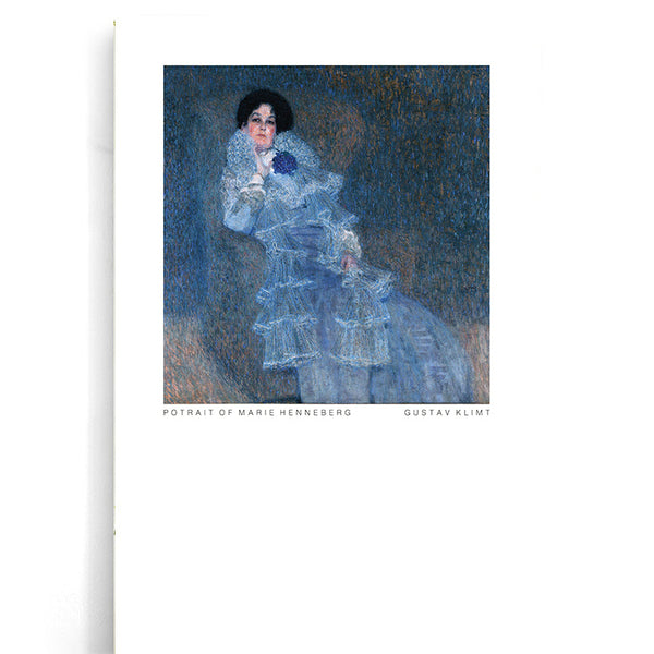 Gustav Klimt - Portrait of Marie Henneberg | Famous Painters