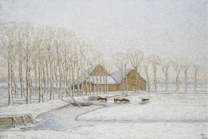 Boerderij in de Winter