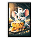 Kaasfeestje met Muis Walljar Kinderposter