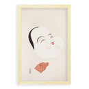 KawasakiKyosen-JapaneseToys-1919-No.004-Postert met Blank Eikenhouten Lijst-Walljar.com