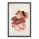 KawasakiKyosen-JapaneseToys-1919-No.018-Poster met Aluminium Lijst-Walljar.com