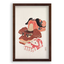 KawasakiKyosen-JapaneseToys-1919-No.018-Poster met Walnoot Eikenhouten Lijst-Walljar.com