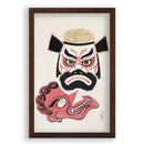 KawasakiKyosen-JapaneseToys-1919-No.024-Poster met Walnoot Eikenhouten Lijst-Walljar.com