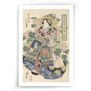 Keisai Eisen - Paraderende Courtisanes - Drieluik
