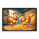 Kippen knabbels Walljar Kinderposter