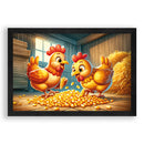 Kippen knabbels Walljar Kinderposter