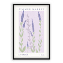 Flower Market Lavender NO.10 | Aluminium Lijst met Poster | Poster