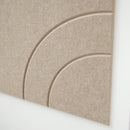 Akoestische wandpanelen zand