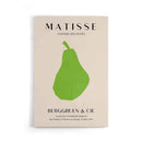 Geef je interieur een artistieke en minimalistische touch met deze Matisse-achtige Papiers Découpés poster met een peer.