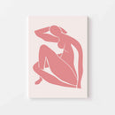 Deze stijlvolle abstracte vrouw silhouet poster in zachtroze tinten brengt rust, elegantie en een vleugje modern design in je interieur. De minimalistische lijnen en zachte kleuren geven de print een tijdloze, Scandinavische uitstraling die perfect past in zowel woonkamers als slaapkamers, hallen of creatieve werkplekken.