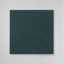 Akoestische wandpanelen donkergroen