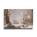 Les gens sur le traîneau