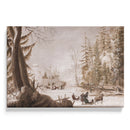 Les gens sur le traîneau