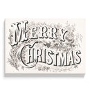 Merry Christmas Typographic