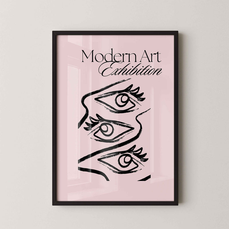 Modern Art Exhibition Poster