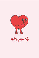 Nice Peach - Toilet Poster