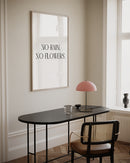 Pas de pluie. Pas de fleurs.