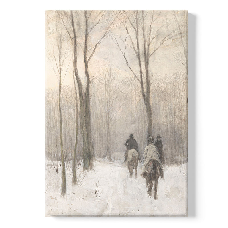 Paardentoch in Winter