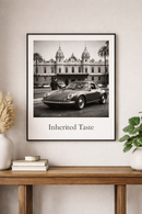 Porshe in front of building