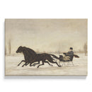 Chevaux courant devant une charrette