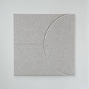 Akoestische wandpanelen beige