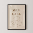 Self Care Line Art Poster