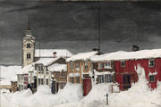 Village enneigé