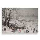 Des gens jouent dans le froid