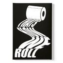 This is how we roll Poster I Walljar.com I badkamer I Wc I Toilet I Acrylglas I canvas