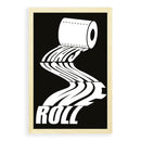 This is how we roll Poster I Walljar.com I badkamer I Wc I Toilet I Acrylglas I canvas